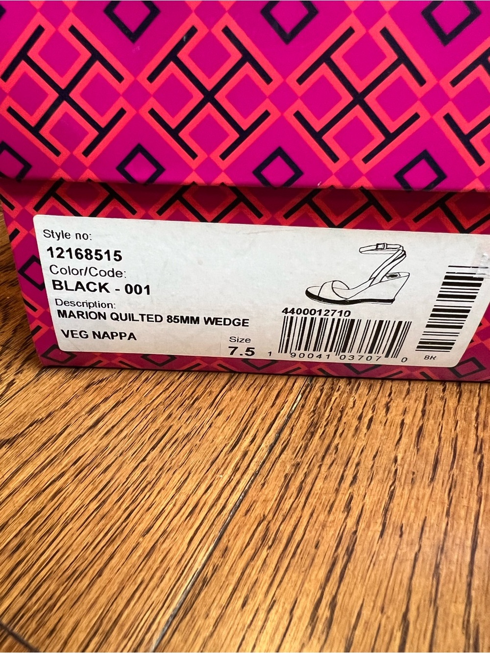 Tory Burch Black Leather Ankle-Strap Espadrille Sandals - Picture 6 of 6